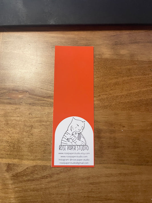 The Celestial Fox Bookmark | Handmade Bookmark