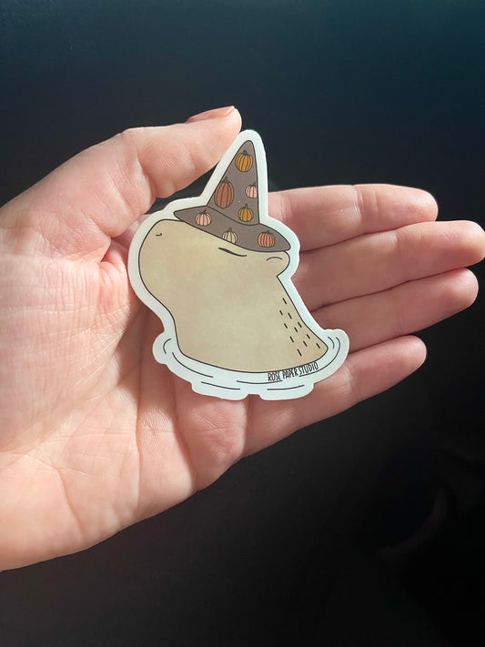 Agnes the Capybara Sticker | Weatherproof Die Cut | Water Bottle Sticker | Laptop Decal