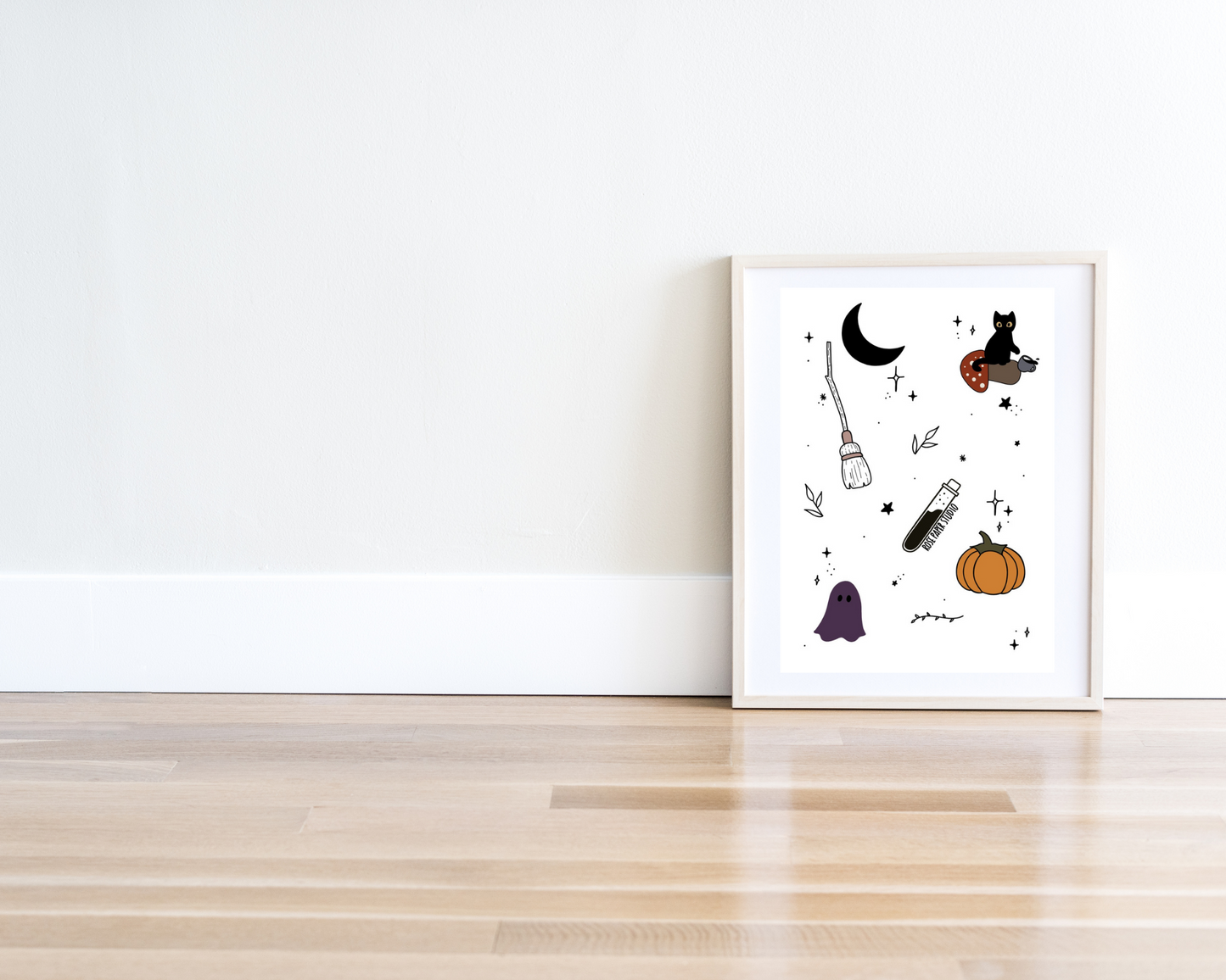 Witchy Art Print | Halloween | Fall | Autumn