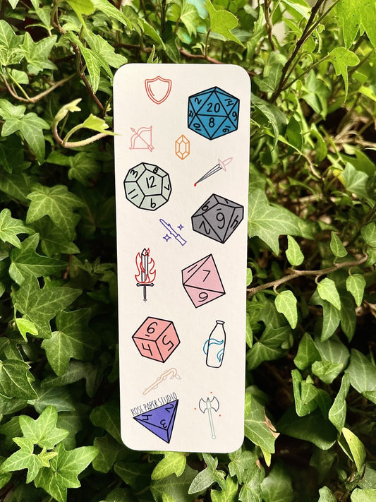Dungeons and Dragons Bookmark | Symbols For Various Classes