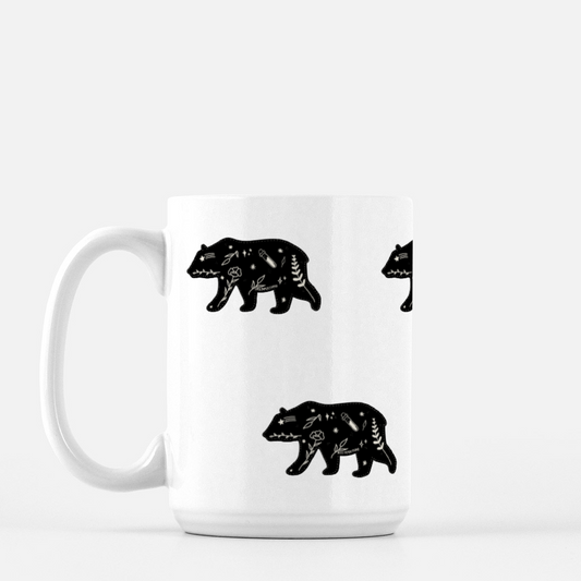 Moon Bear | Deluxe Ceramic Coffee Mug | 15oz