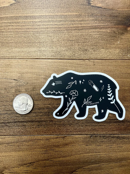 Moon Bear | Weatherproof Die Cut Sticker