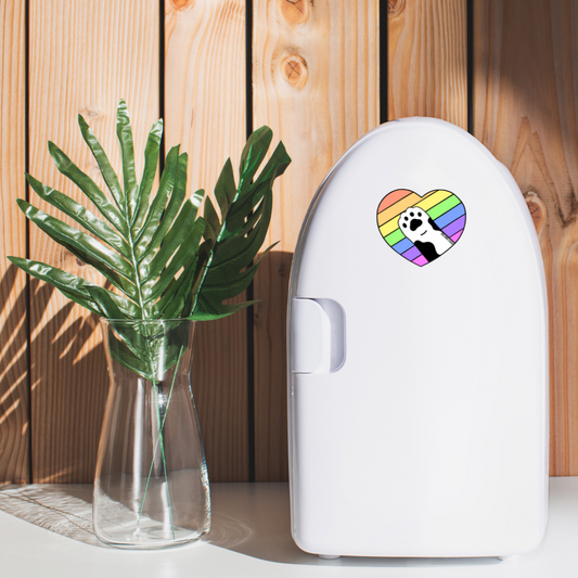 Paws-o-tively Prideful | LGBTQA+ Pride | Magnet