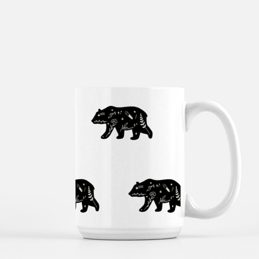 Moon Bear | Deluxe Ceramic Coffee Mug | 15oz