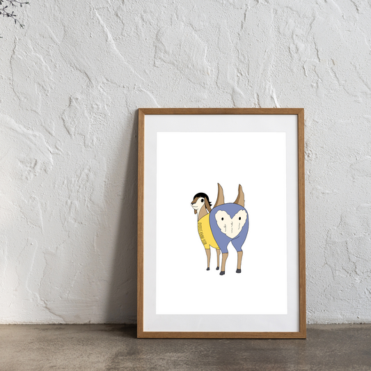 Two Butted Gene | Art Print