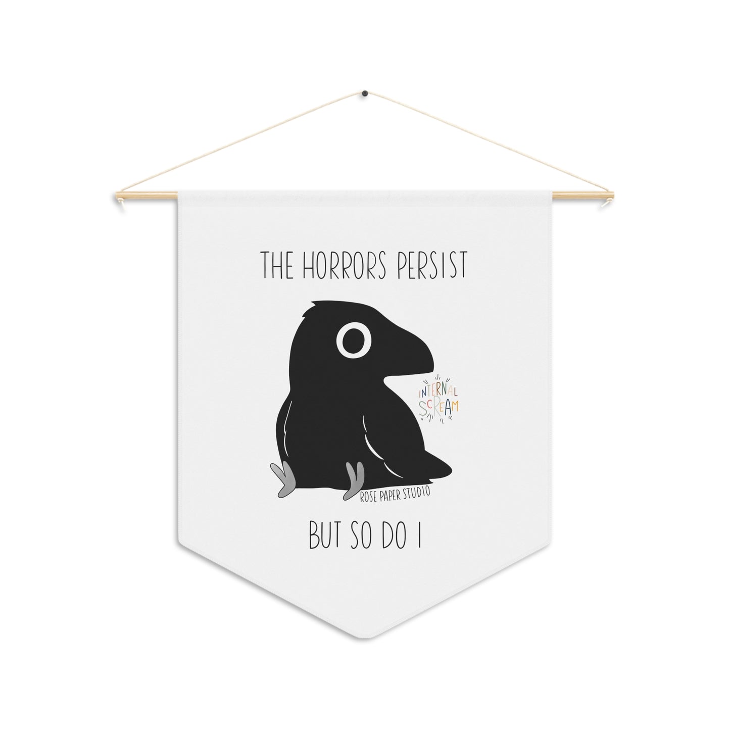 Edgar Allan Crow | Pennant Banner