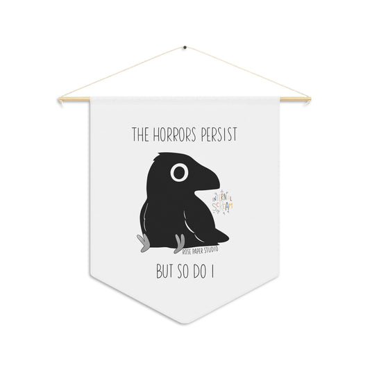 Edgar Allan Crow | Pennant Banner