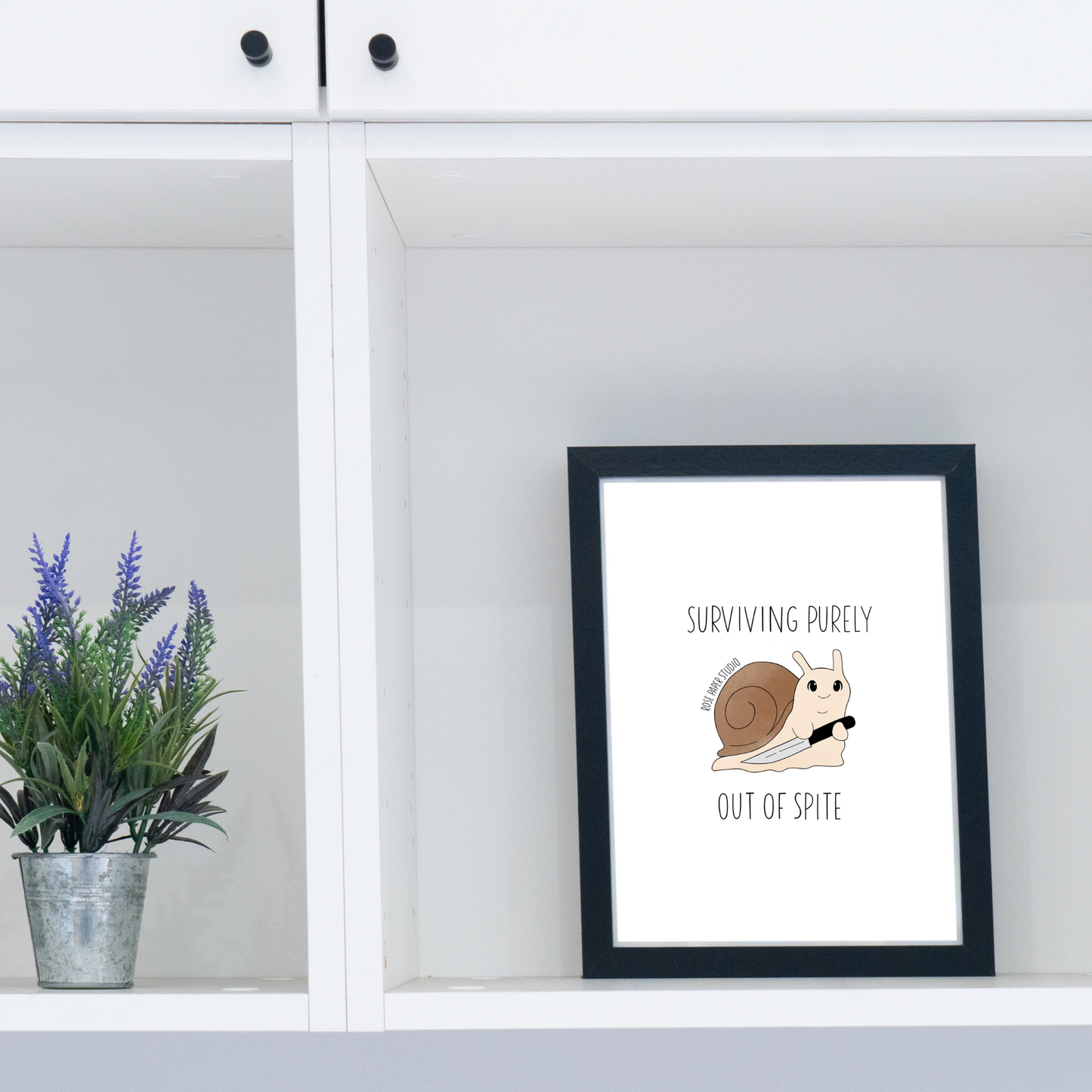 Surviving Purely Out of Spite | Art Print