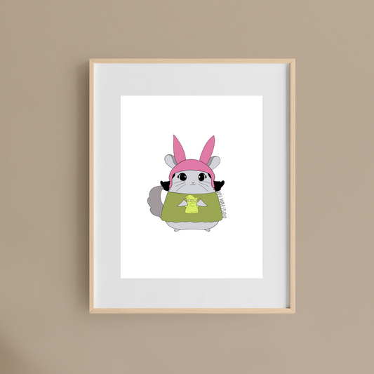 Princess Louise Little Piddles | Art Print
