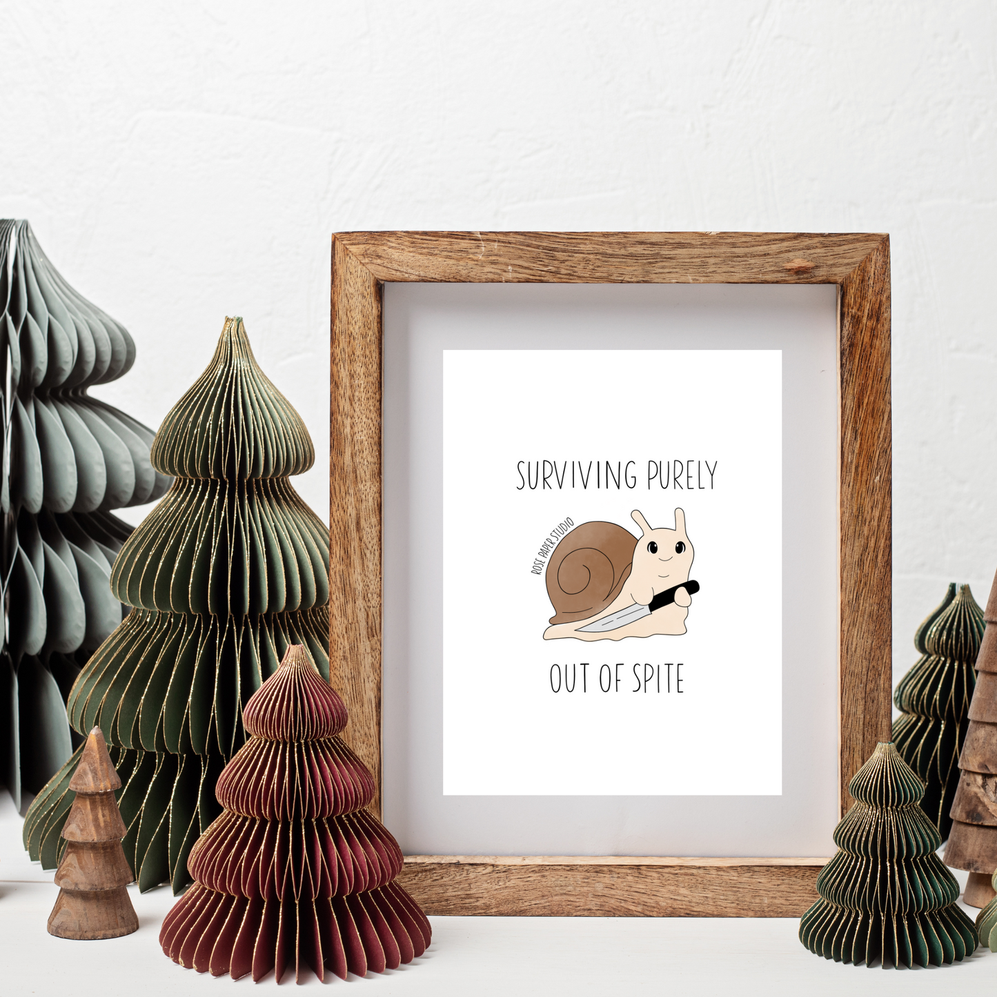 Surviving Purely Out of Spite | Art Print