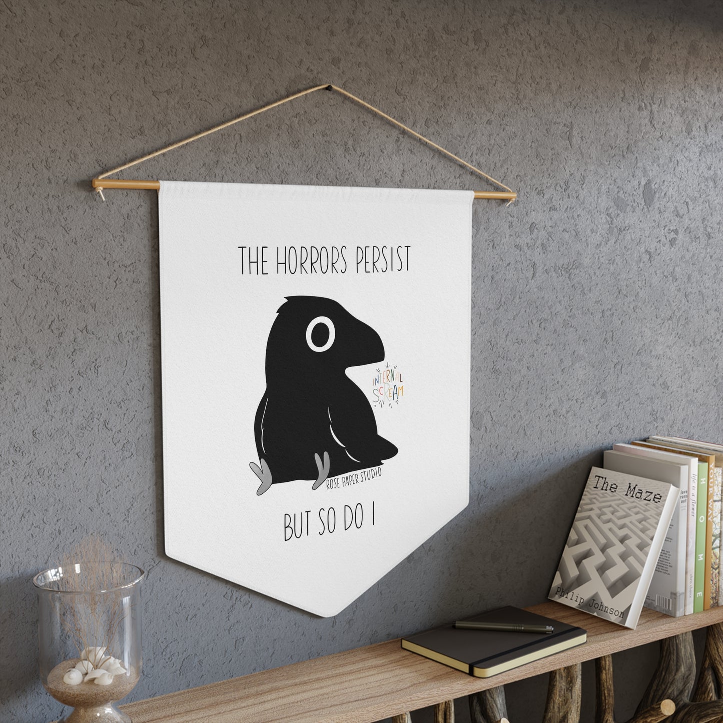 Edgar Allan Crow | Pennant Banner