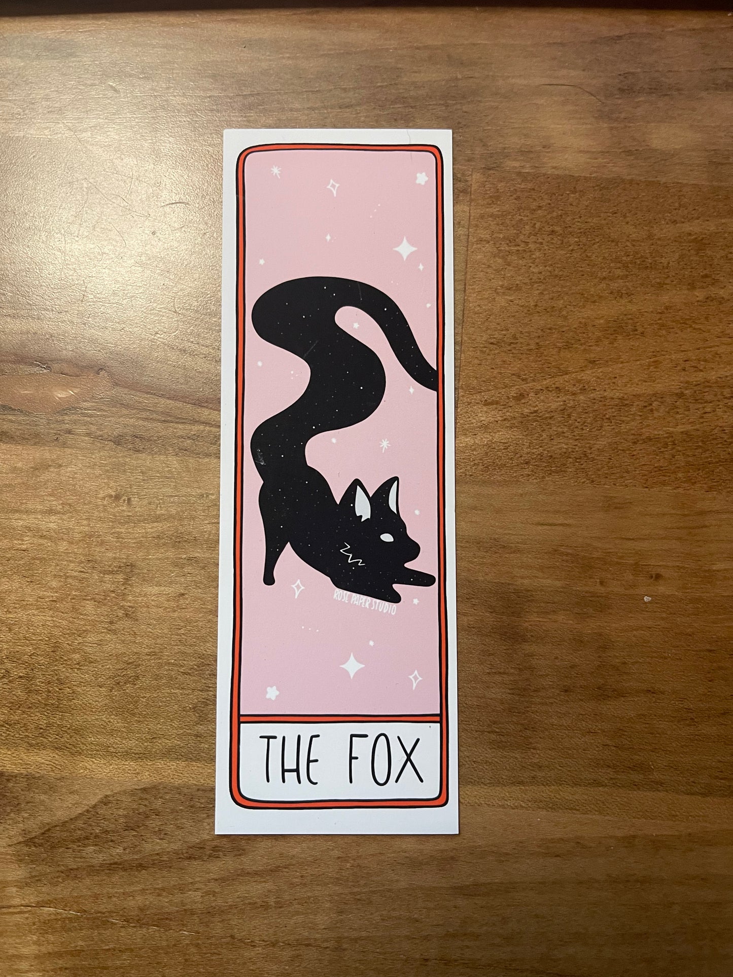 The Celestial Fox Bookmark | Handmade Bookmark
