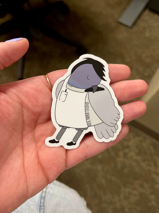 Pigeon Bob | Weatherproof Die Cut Sticker