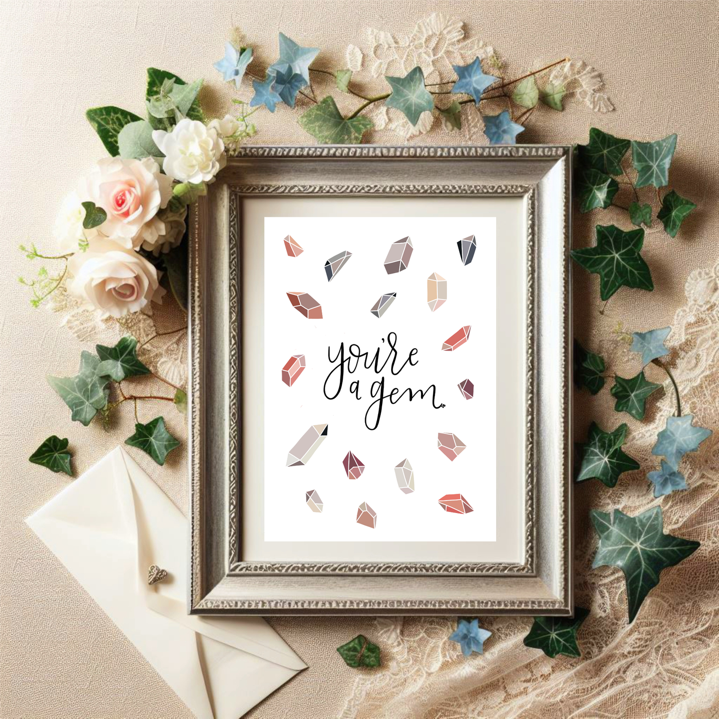 You're A Gem | Art Print