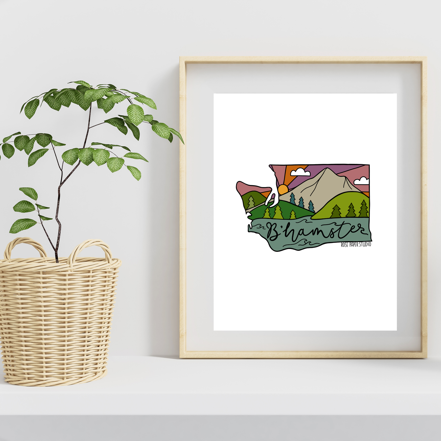 B'Hamster Art Print