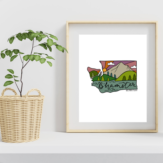 B'Hamster Art Print