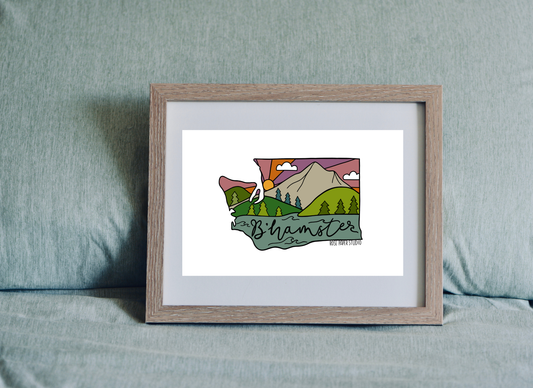 B'Hamster Art Print