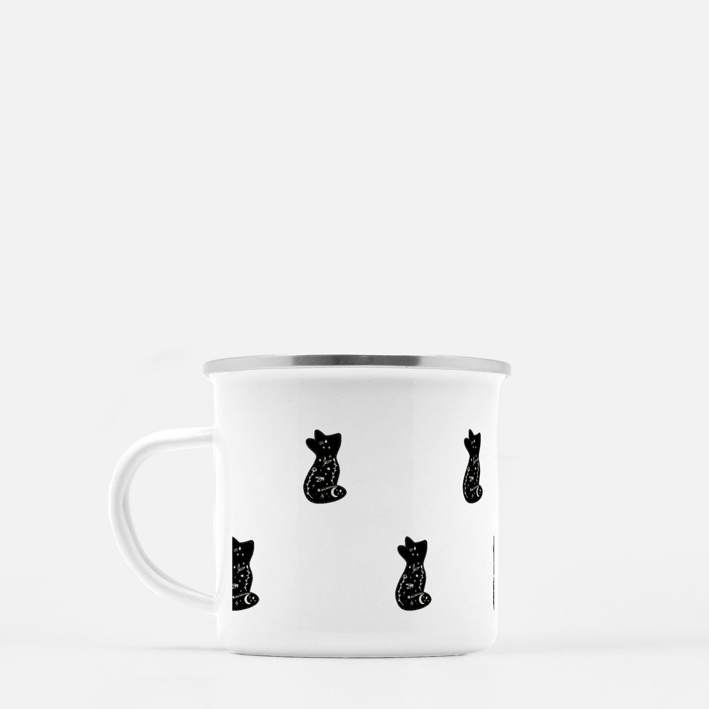 Moon Fox | Enamel Camp Mug | 10oz