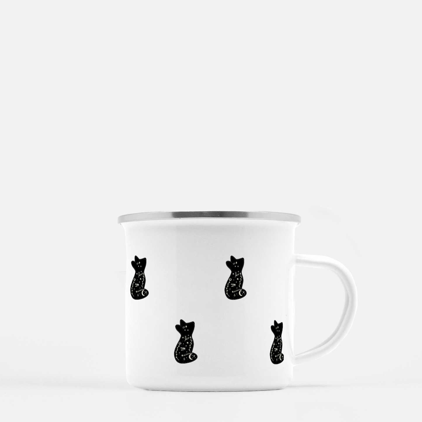 Moon Fox | Enamel Camp Mug | 10oz