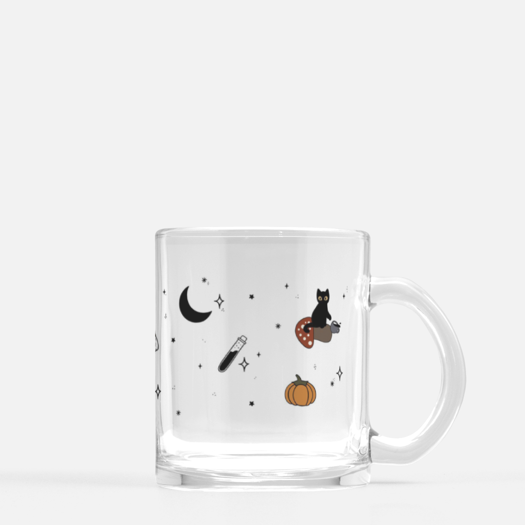 Witchy Vibes | Glass Mug | 10oz